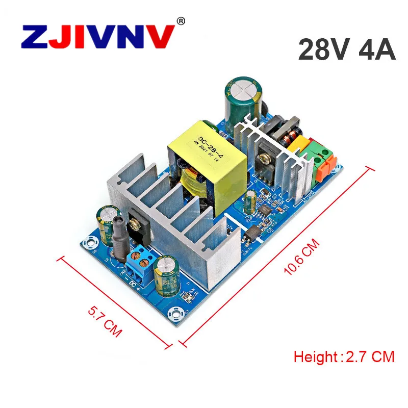

112 Вт AC 90-250 В в DC 28 в 4A плата модуля источника питания переключатель Выходная стабилизация AC-DC переключатель питания для адаптера