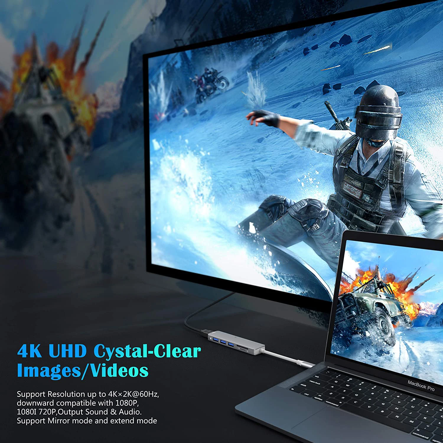 Док-станция USB Type-C для MacBook Pro Air 2020-2017 |
