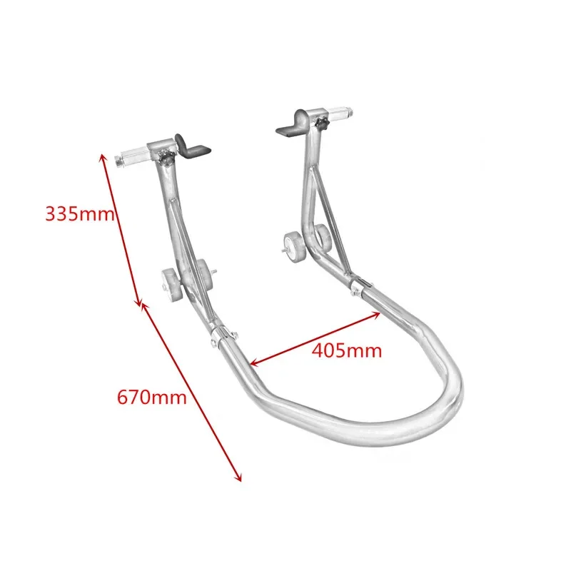 Универсальная подставка для переднего и заднего колес мотоцикла