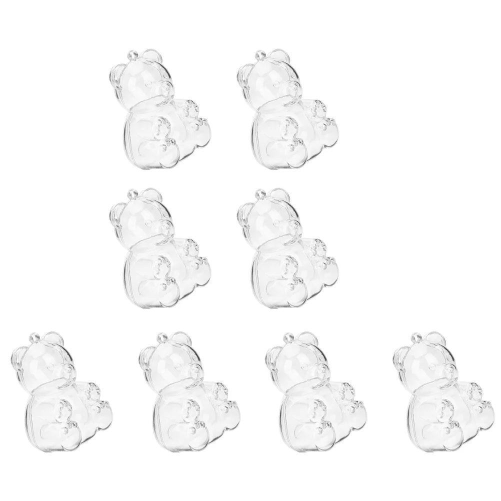 

Small Gift Box Acrylic Candy Container Case Wedding Boxes Birthday Party Favors Banquet Cases Candies Packaging