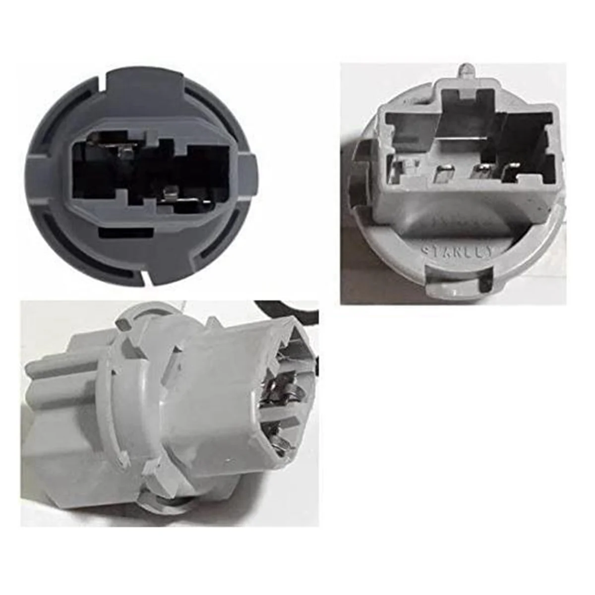 

24Pcs Car T20 Socket Brake Tail Lamp Rear Light Socket Holder for Honda Acura Accord Civic T20W 33515-S50-003