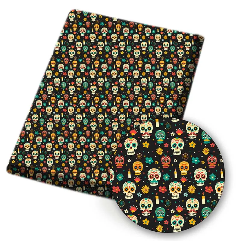 

Polyester Cotton Fabric Cartoon Pattern Printed Cloth Sheet Handmade Patches Dress Home Textile Materials 45*150cm 1pc