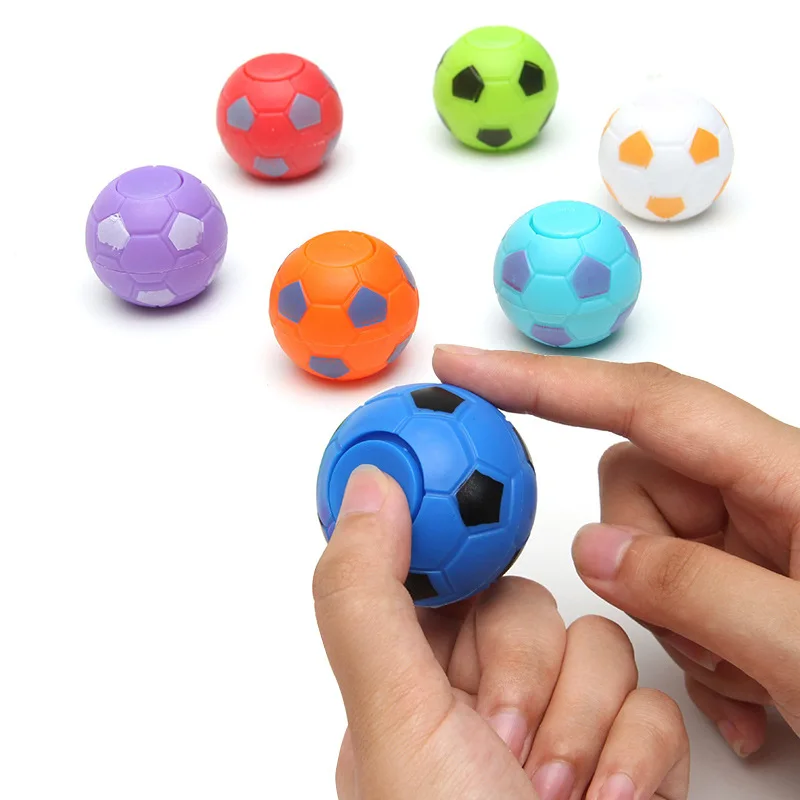 

5/10Pcs Color Soccer Fingertip Gyro 3.5/5cm Football Decompression Toys Shower Party Favors Finger Game Toys Pinata Fillers Gift