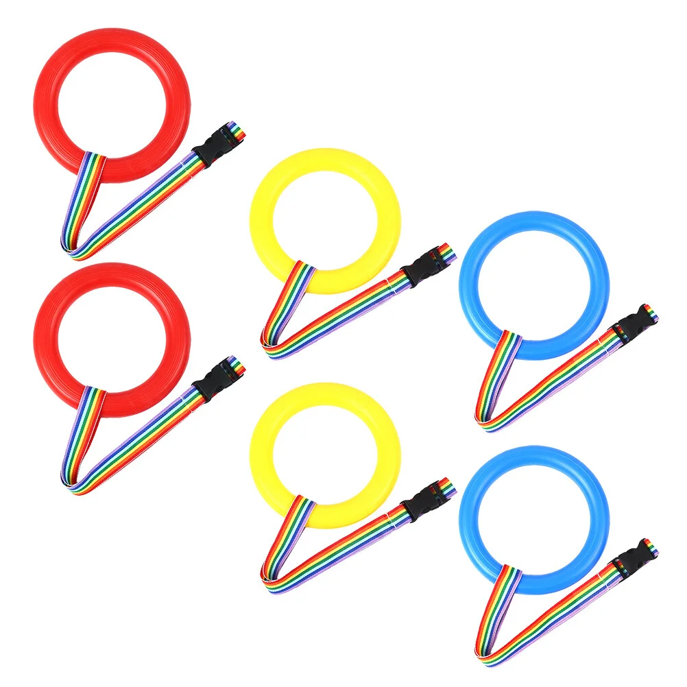 

6pcs Children Safety Walking Rope Safety Preschool Walking Rope Colorful Holder with handle for Kids Daycare School Nursery