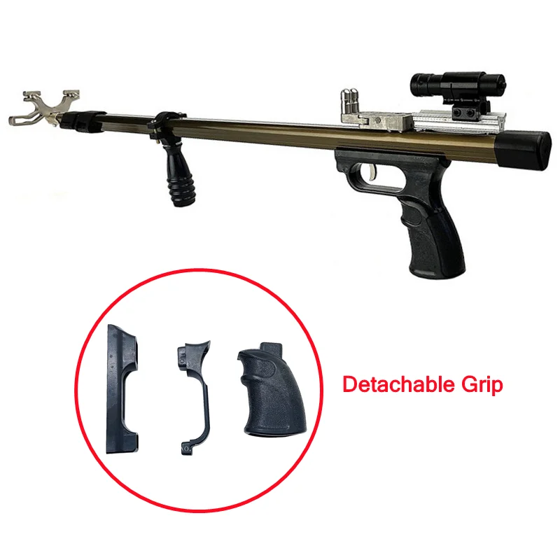 1 комплект длинных аксессуаров для рогатки со съемным захватом |