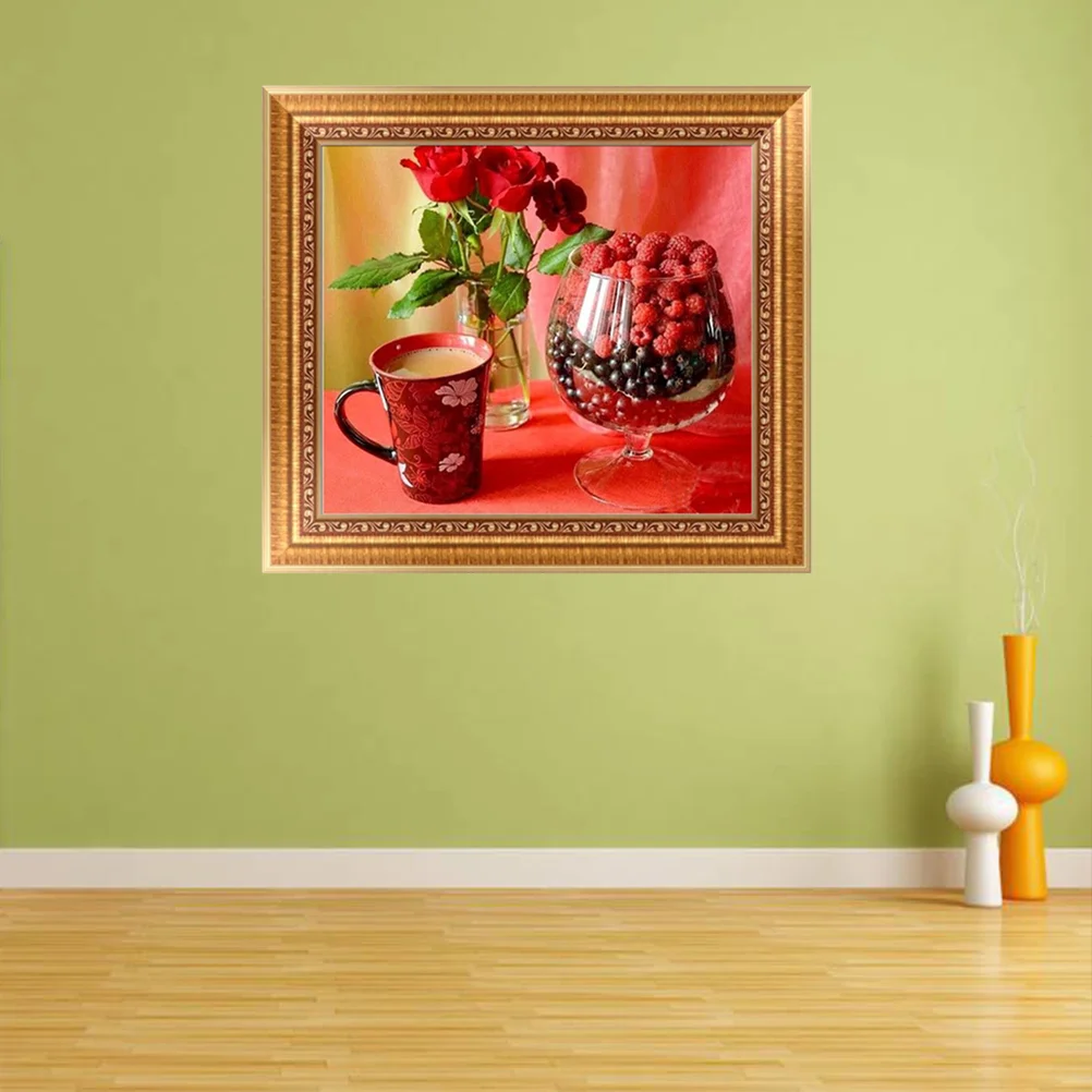 

5D DIY Embroidery Painting of Healthy Breakfast Wall Decoration Cross Printing Craft Kits without Frame