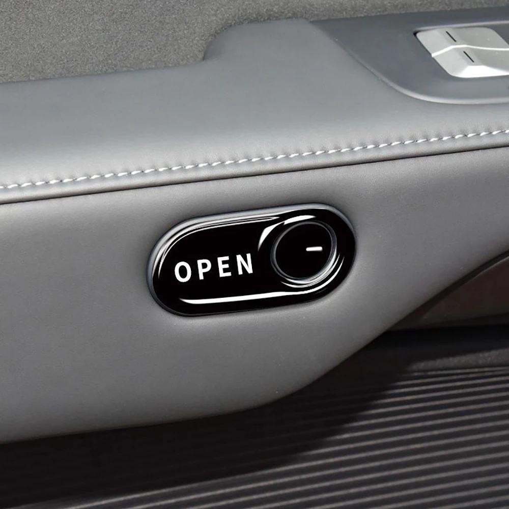 Для Xpeng G6 глянцевая черная клейкая пленка-капельница для внутренней ручки 2023