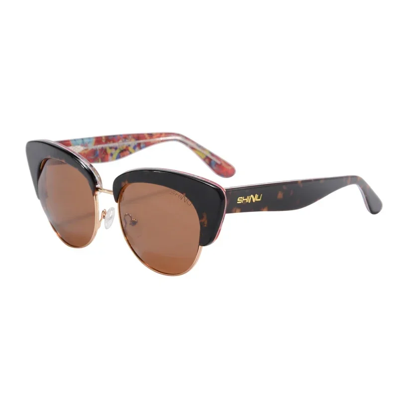 SHINU солнцезащитные очки женские 2024 люксовый бренд поляризационные ацетатные