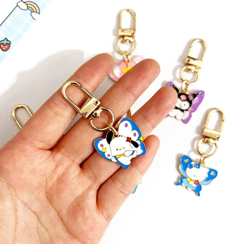 Sanrio Hello Kitty Butterfly Series брелок эмалированный день милый Куроми мультфильм моя
