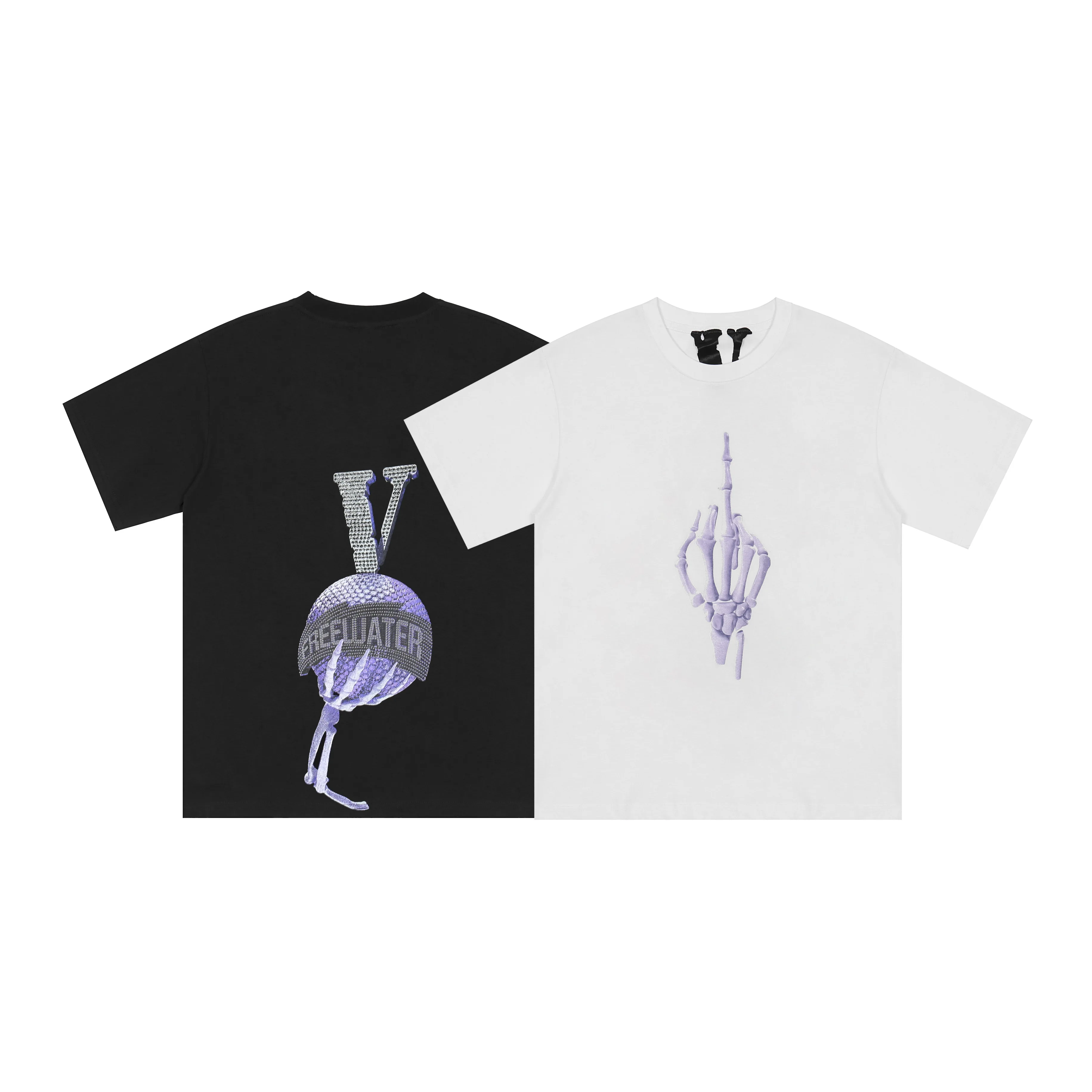 

Мужская/Женская Повседневная модная свободная футболка VLONE с круглым вырезом, из натурального хлопка, с принтом, модель HD5