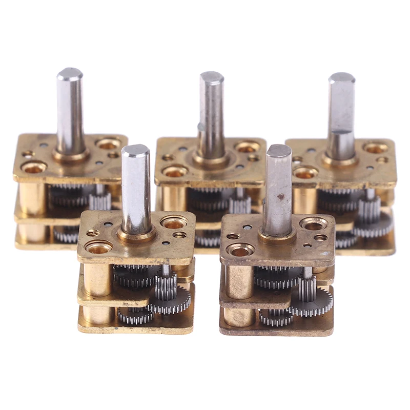 

5pcs/set All Metal Gear Reducer N20 Reduction Gearbox Reduction Ratio 210:1 DIY N20 Geared Motor