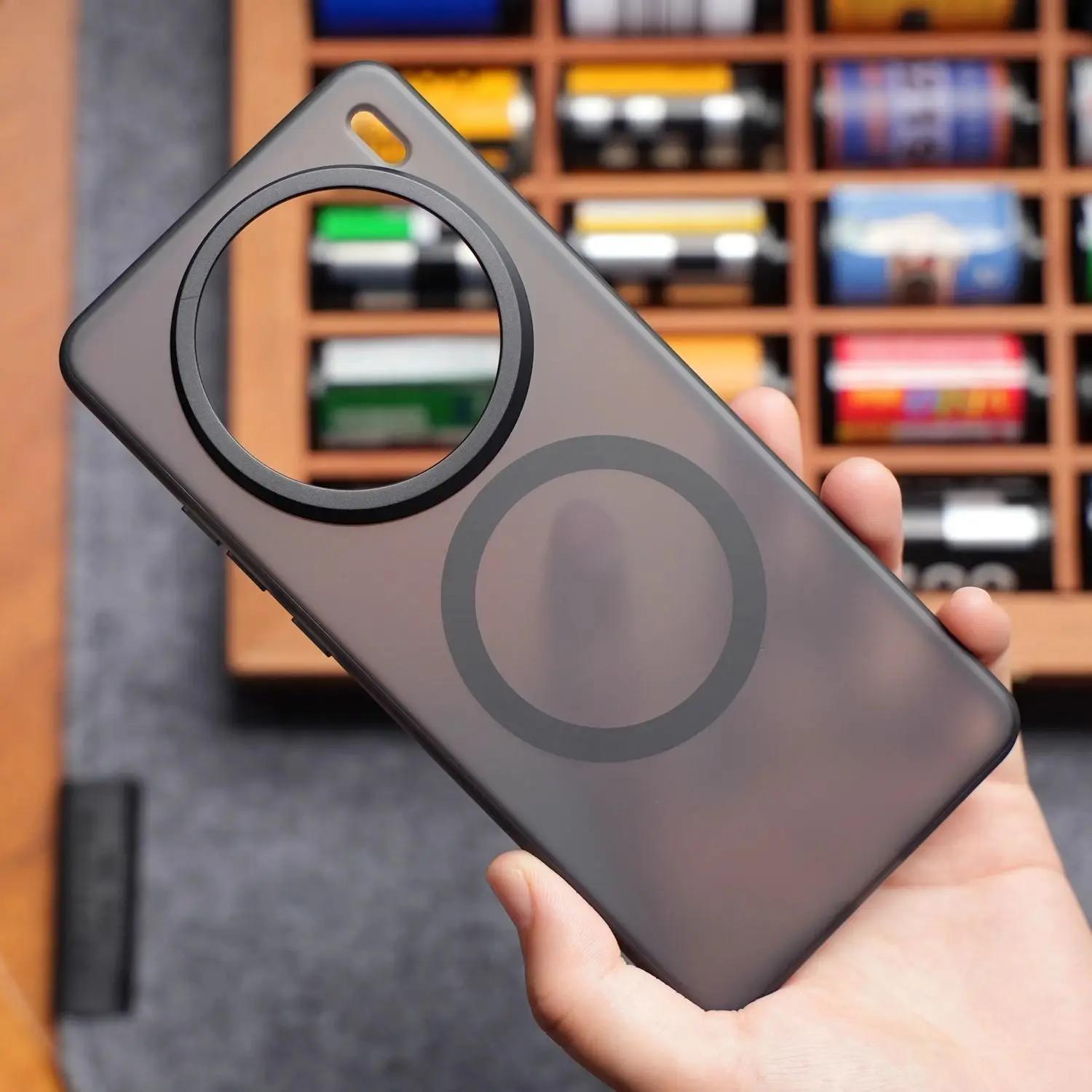 Чехол для VIVO X200 Ultra X200S модный матовый прозрачный магнитный акриловый чехол с