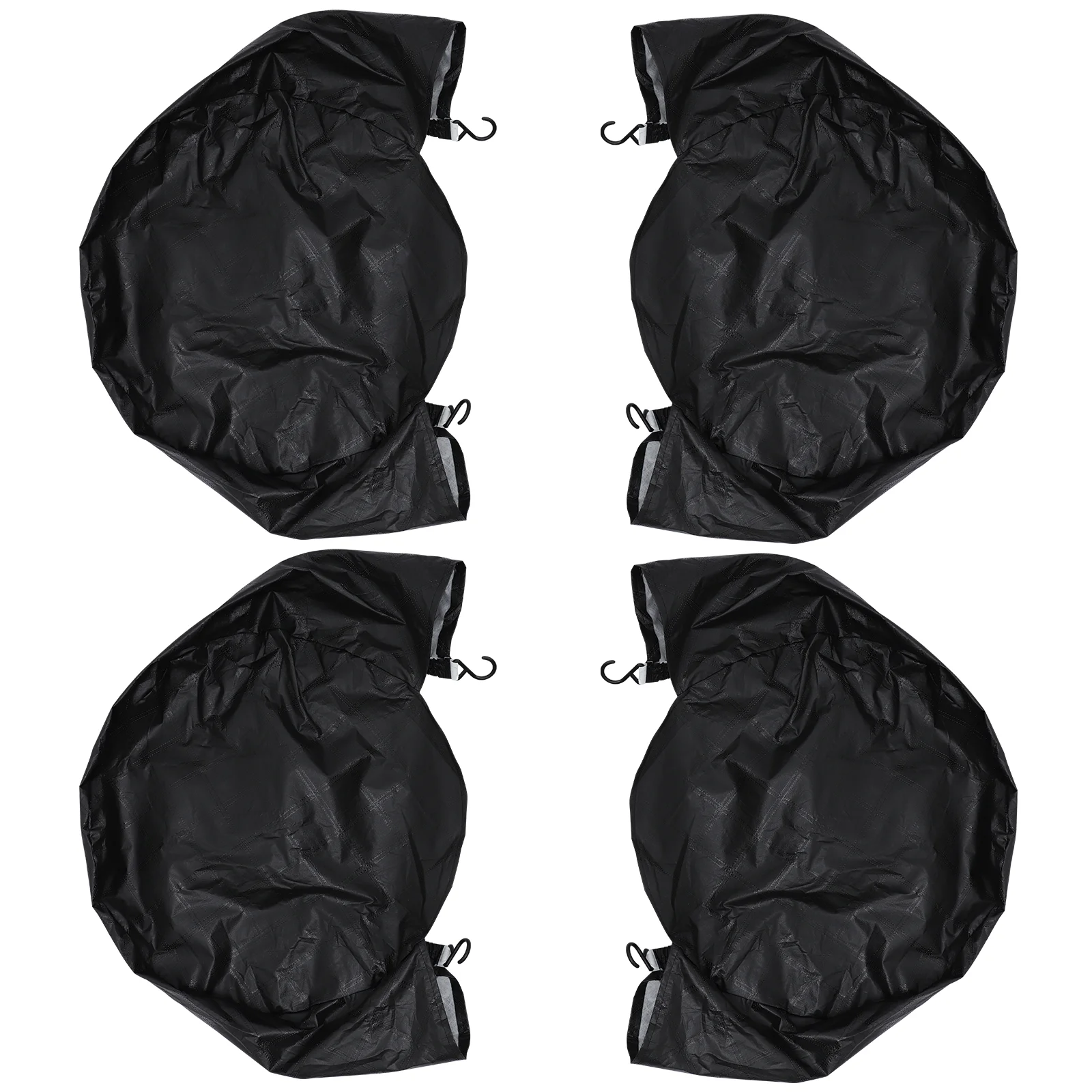 

4 Pcs Car Wheel Cover Sun Protection Cover Wheel Car Hauler Tire Bag Truck Tires Rv Tyre Cover Snow Protection Tire Cover