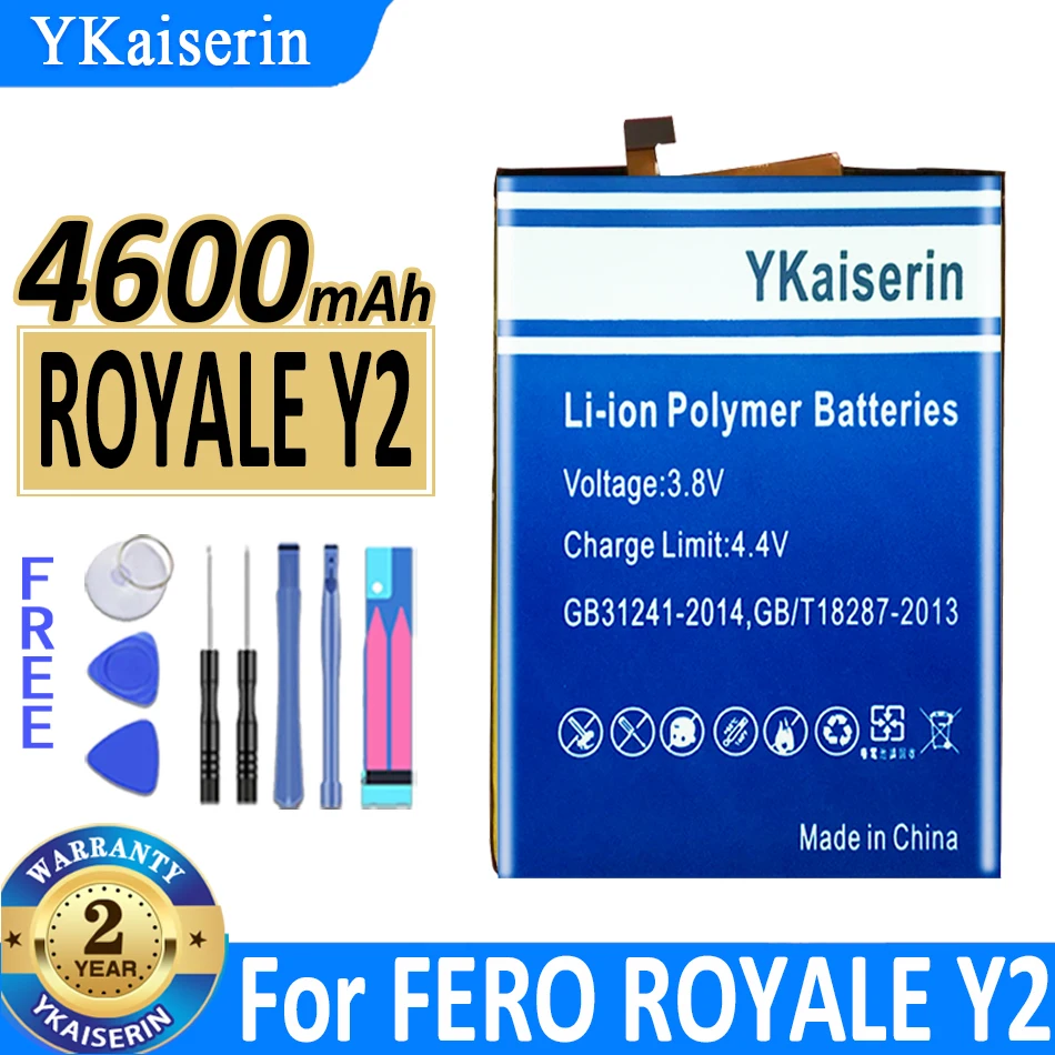 

4600mAh YKaiserin Battery For FERO ROYALE Y2 Mobile Phone Batteries