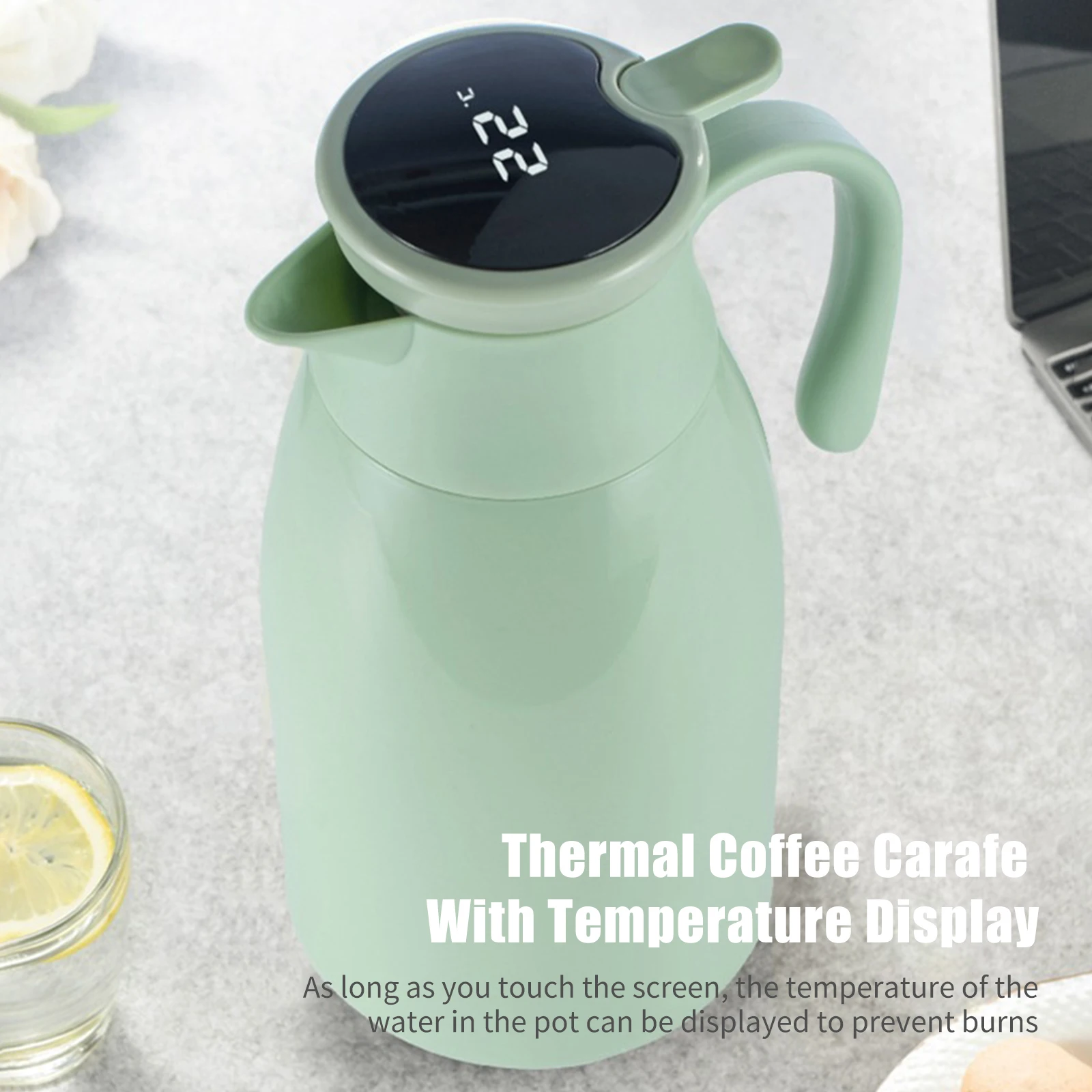 

Термографин для кофе с двойными стенками, 1300 мл