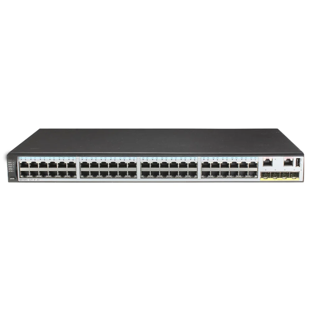 S5720-52X-SI-AC HW 48 портов Gigabit power 4-портовый 10-гигабитный оптический исходящий треслойный сердечник стандартного типа