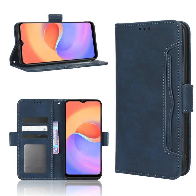 

For ZTE Blade A52 lite 2022 Wallet Stand Flip Book Cover for ZTE Blade A52 A72 4G/5G Leather Multiple Card Slot Cover