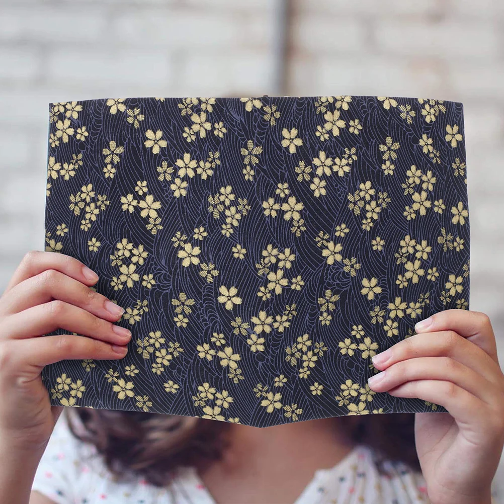 

Чехол-книжка из ткани, декоративный чехол с изысканными цветами для школы, креативный стильный защитный чехол с цветами в твердой обложке