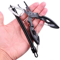 fishing pliers fish line cutter scissors mini fish hook remover winter tackle pliers vise knitting flies scissors black beak jaw