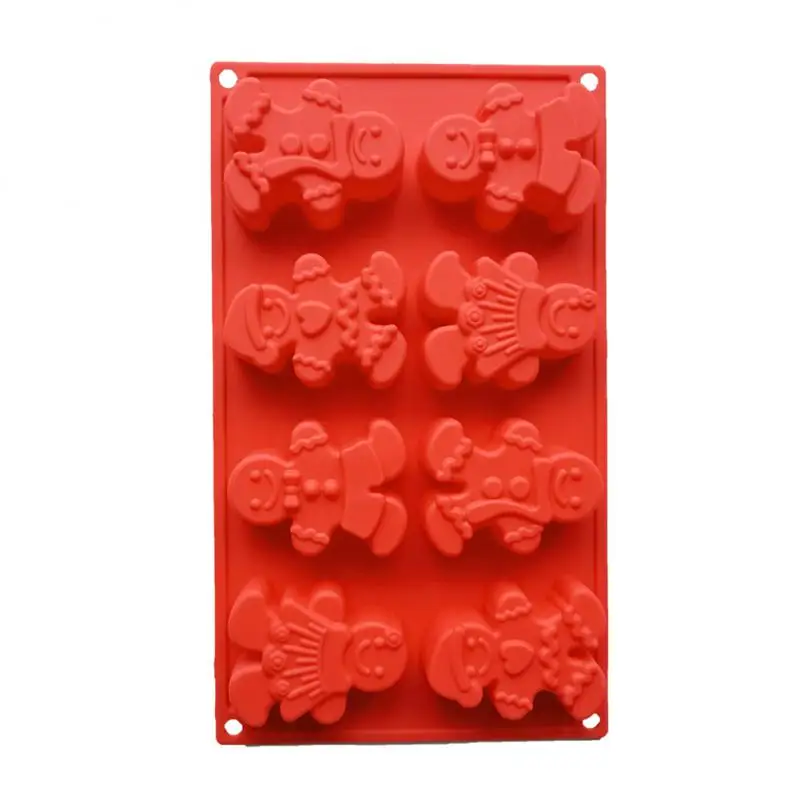 

Bakeware Chocolate Mold Baking Tray Mold Cake Decorating Tool Snowman Shape Mould Diy Silicone Mold Kitchen Gadgets Random Color