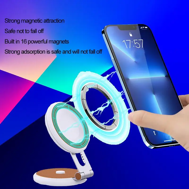 Magnetic Car Mount with Magsafe Technology and Invisible Folding - The Ultimate Solution for Safe and Convenient Driving