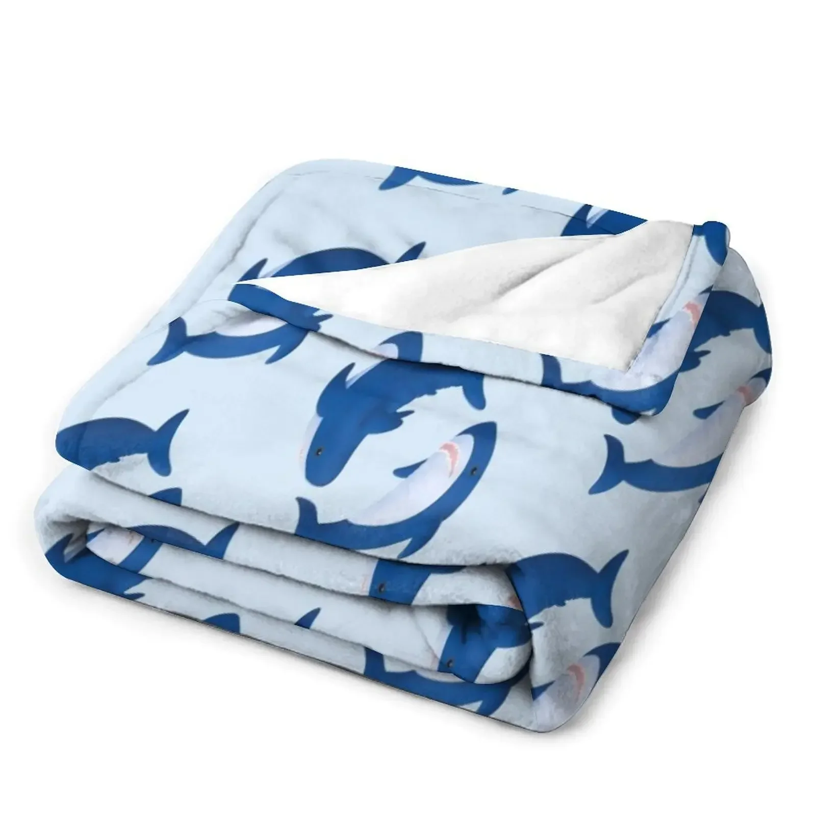 Одеяло Brucie &amp Archie Blahaj с рисунком акулы декоративные кровати милые одеяла