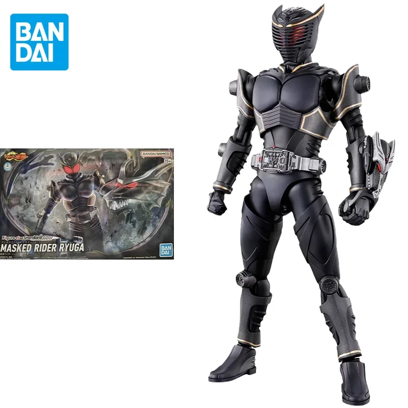 Оригинальная фигурка Bandai стандартная в маске Kamen Rider RYUGA аниме-фигурка модель