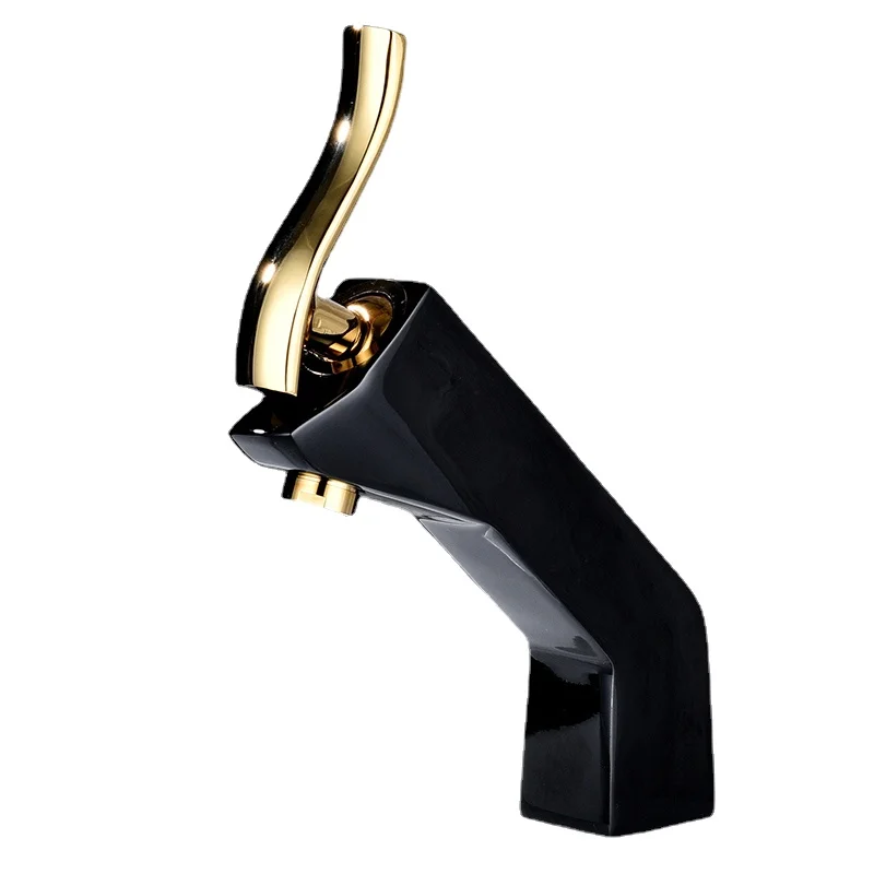 

Латунные смесители для столешницы, краны для туалета, ванной комнаты, для горячей и холодной воды, крепление на раковину, одно отверстие