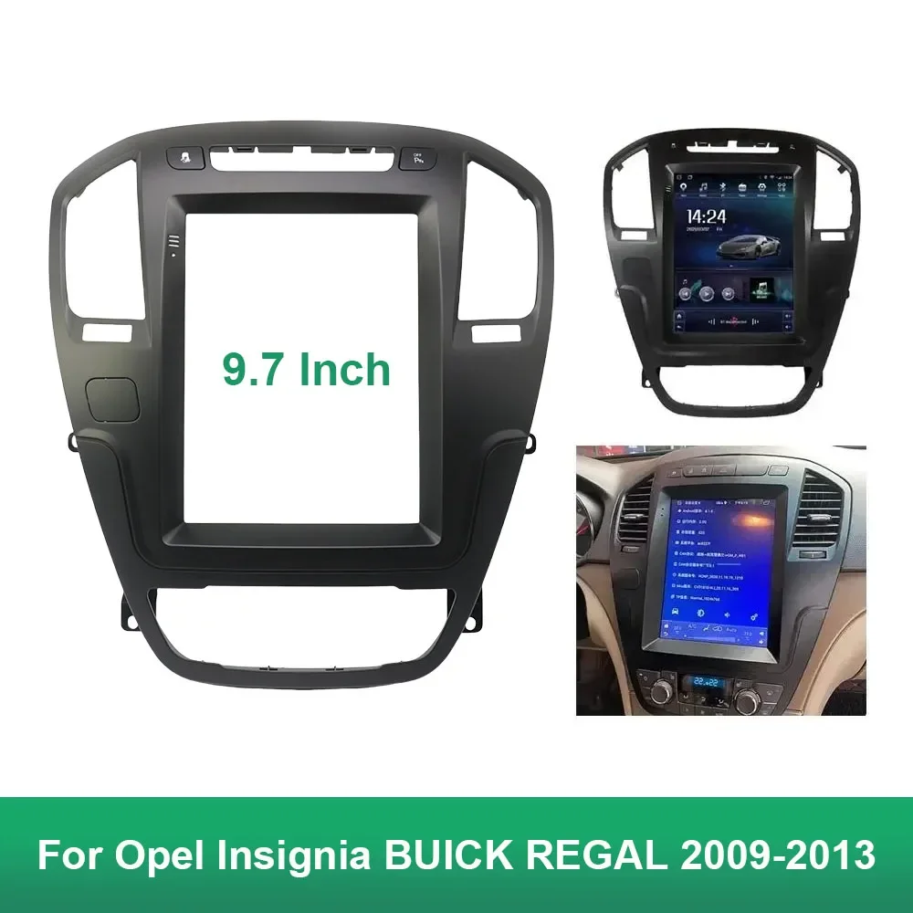 9 7 дюймовая Автомобильная радиоустановка Fascia Для Opel Insignia BUICK REGAL 2009-2013 Android MP5