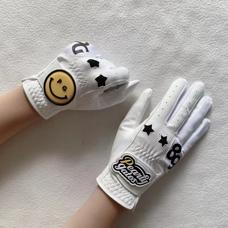 Женские перчатки для гольфа брендовые корейские Удобные Модные женские перчатки