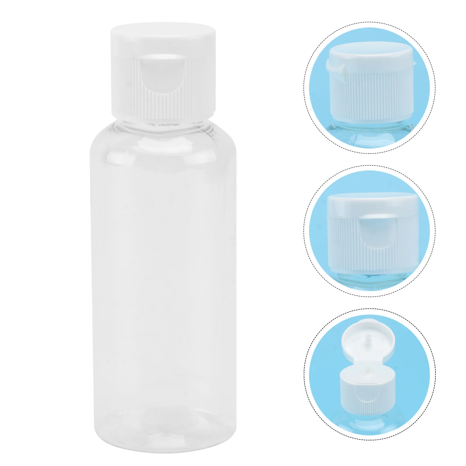 

Containers Travel Empty Bottles Lids Cream Bottle Makeup Sample Plastic Lotions Jar Cap Creams Flacon Clear Size Sub Lid Shampoo
