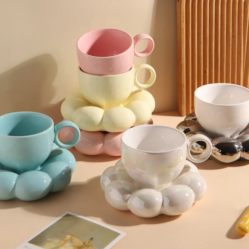 

Симпатичные креативные кофейные чашки и стандартные керамические фарфоровые чайные чашки экологически чистые чашки Mate taзаж эспрессо EB5BD