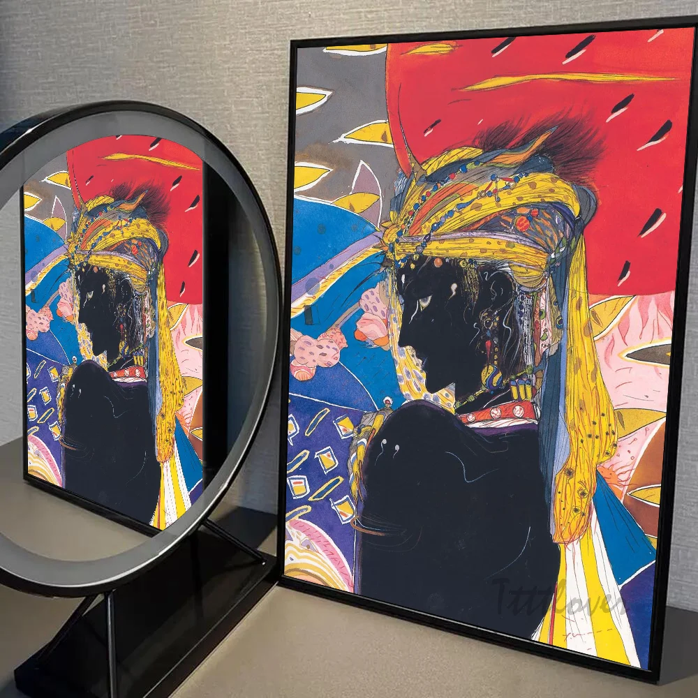 Аниме постер финальной фантазии Yoshitaka Amano настенное искусство домашний декор для