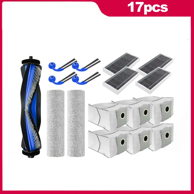 

Для Ecovacs X9Pro Omni/Deebot X9 Pro Робот-пылесос Запасные части Аксессуары Ролик Боковая щетка Швабра Мешок для пыли 바닥 청소 로봇 부속품