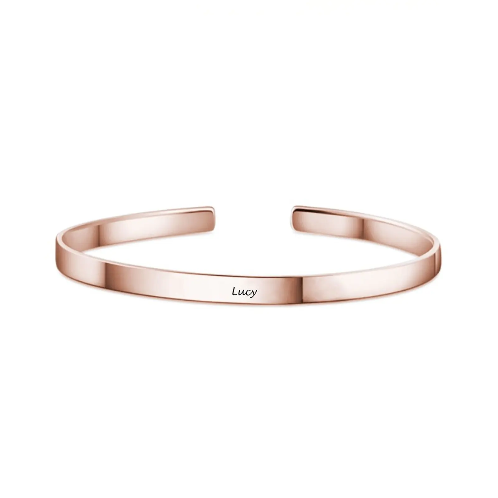 

Simple Open Bracelet Women's Couple Bracelet Personalized Engraved Bracelet Bracelet Customized Commemorative Bracelet