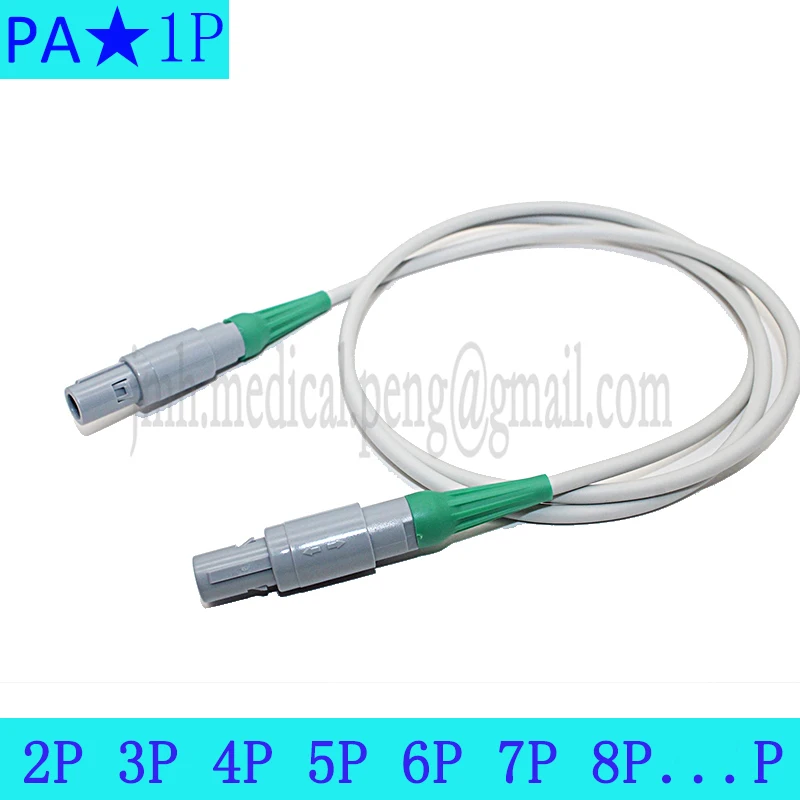 

PAG PAA PAB PAC 1P 2 3 4 5 6 7 8 9 10 14Pin Medical Plastic Round Male Plug Cable Assemble Connector 0 40 60 80 Degree Two Key