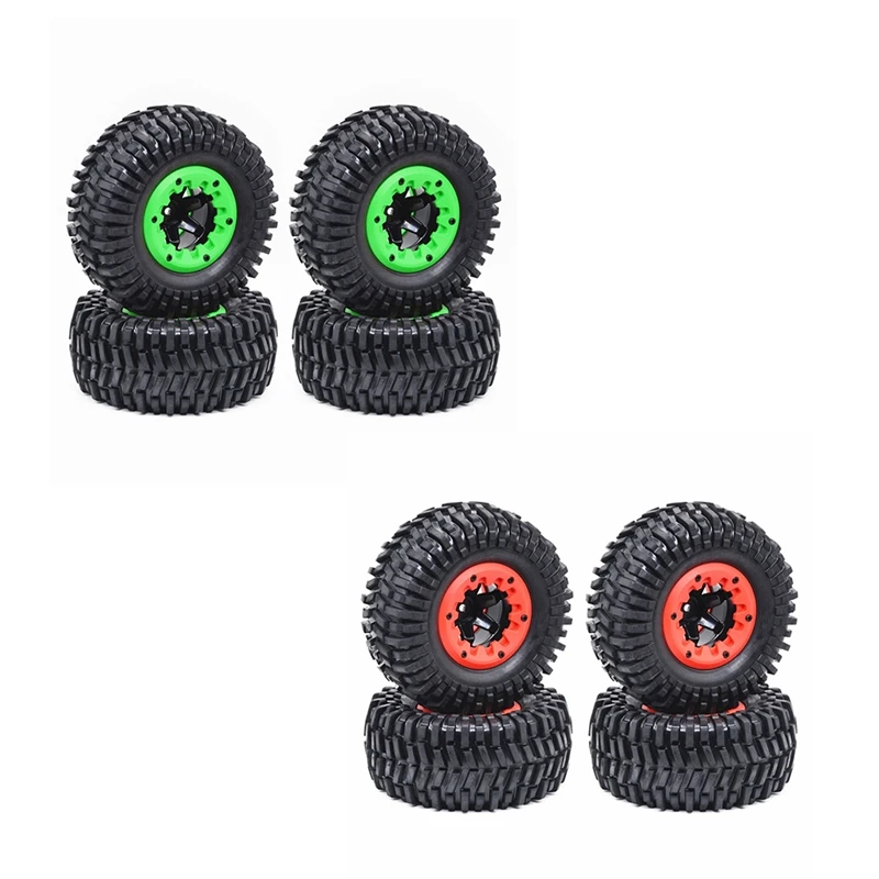 

4Pcs Short Course Tire Wheel for 1/10 RC Terrain Truck Traxxas Slash VKAR 10SC ZD Racing DBX-10 RC Car Upgrade Parts
