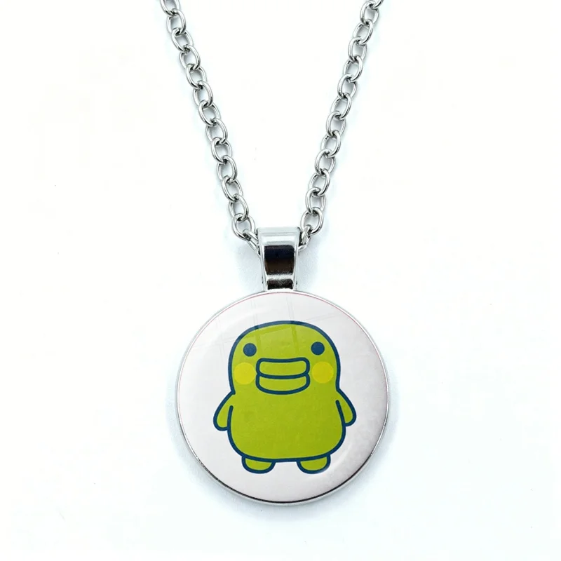 Фото Ожерелье T-Tamagotchi M-Mametchi для женщин, ювелирное изделие, подвеска из кабошонного стекла, модное хрустальное ожерелье оптом №1