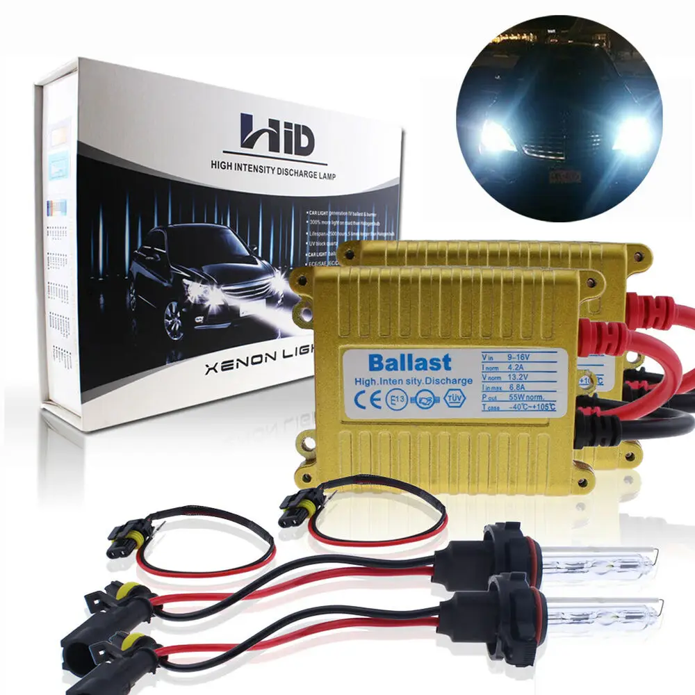 

55W 5202 2504 Xenon Hid Fog Light For Gmc Sierra 1500 2008-2015 8000K Ice Blue