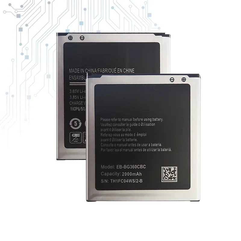 Аккумулятор EB-BG360CBC 2000 мАч для мобильного телефона Samsung Galaxy Core Prime G360 G361F G361H G360H/F LTE