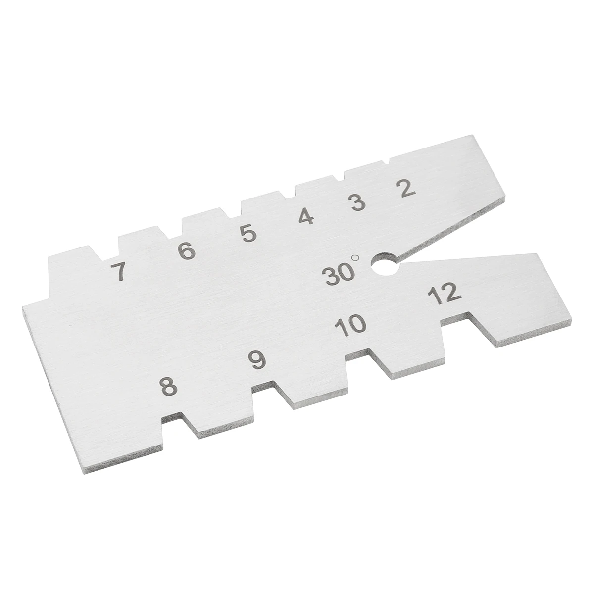 

Acme Screw Thread Gage Angle Gauge Template 29° 30° Thread Gauge Stainless Steel Screw Angle Template Gage Inspection Too