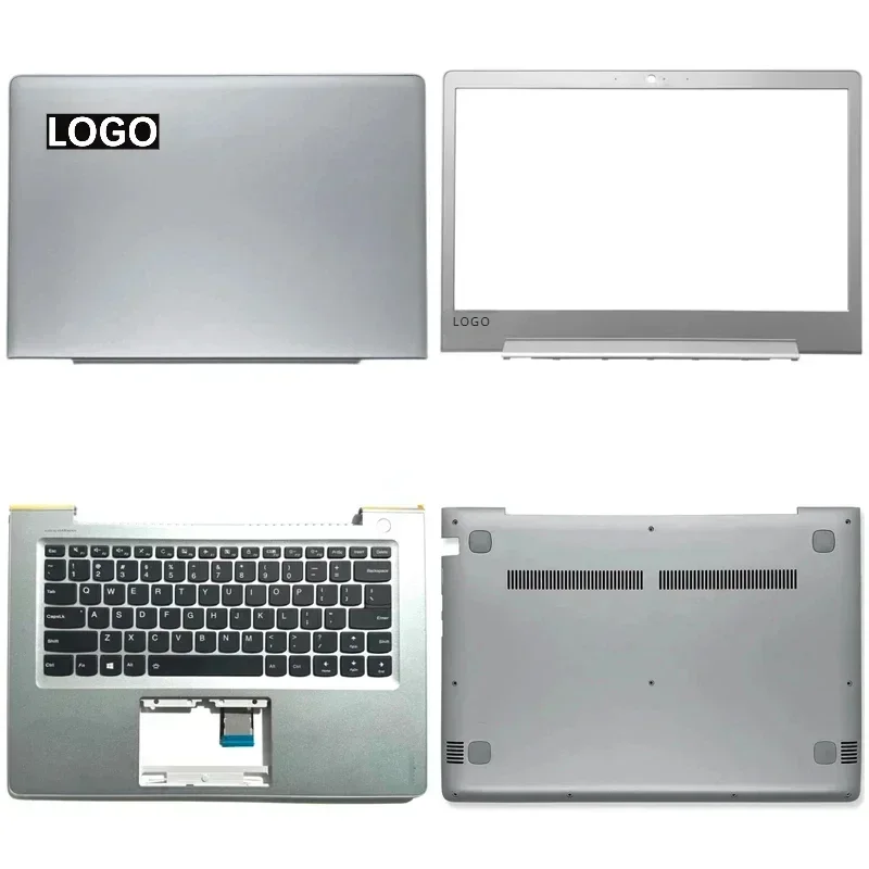 Фото Новинка для IdeaPad 310S-14 510S-14 ISK IKB ноутбука, задняя крышка ЖК-дисплея, передняя панель, верхняя часть упора для рук, нижняя база, петли для клавиатуры №1