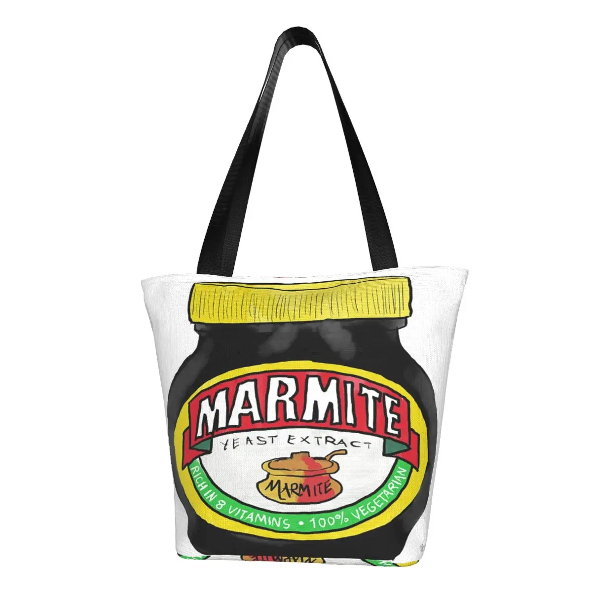 Повседневная Сумка-тоут Marmite на плечо легкая простая просторная пляжная сумочка