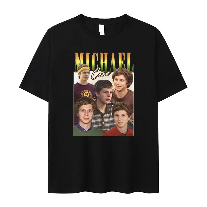 Футболка мужская с графическим принтом Майкла церы модная винтажная тенниска