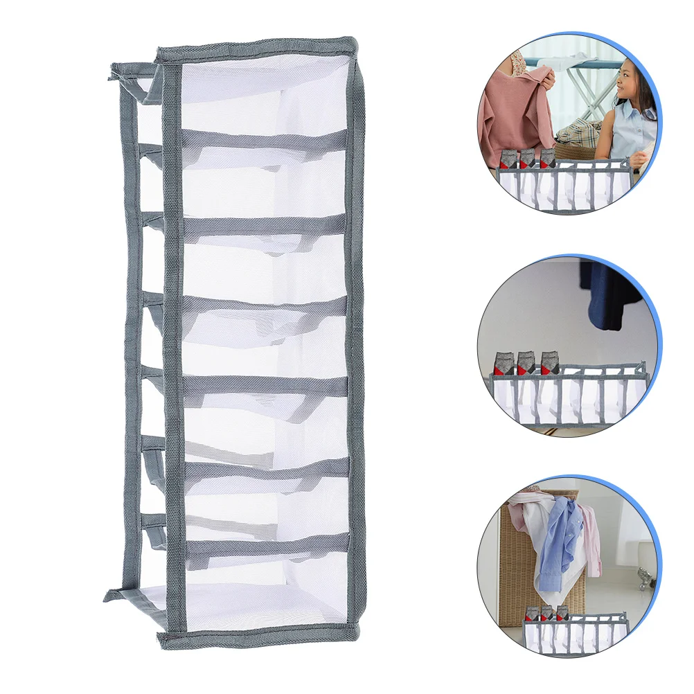 

Clothes Drawer Mesh Box Foldable Drawer Divider Clothing Storage Bins Wardrobe Storage Idea Under- Bed Storage Organizer