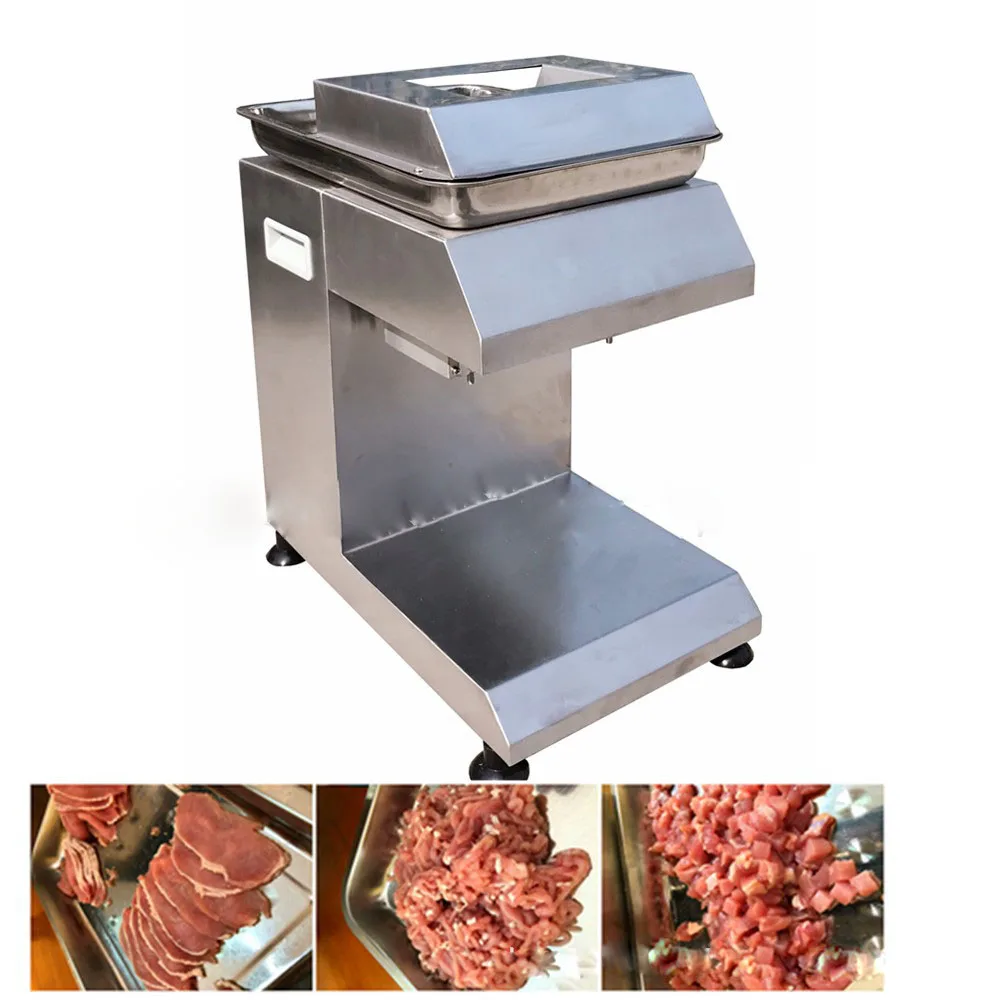 

Коммерческая автоматическая машина для резки баранины, электрическая мясорубка, резак, устройство для резки свежего мяса