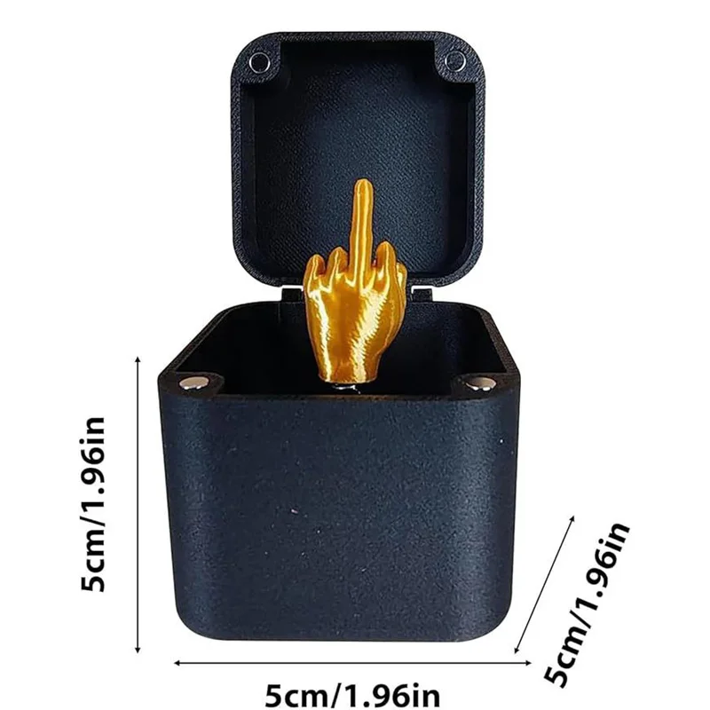 1 шт. подарочная коробка-сюрприз на средний палец украшение для дома пародия