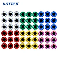 wifreo 200pcs 2d metal jigs lure diy eyes holographic flat fishing fly eyes sticker for slow jigging fishing lure baits 3mm 12mm
