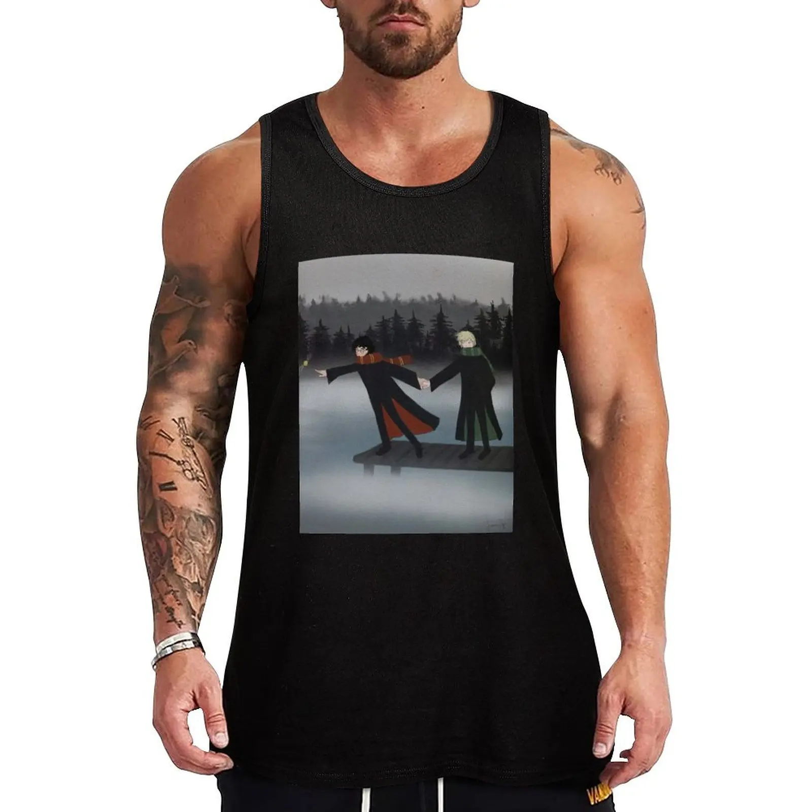 Майка drarry в дымчатый день Мужская футболка без рукавов одежда роскошный стиль