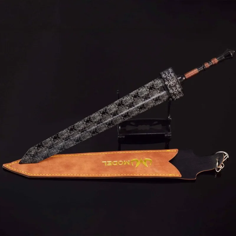 30 см японский игровой колоссальный меч огненное облако узор металлический